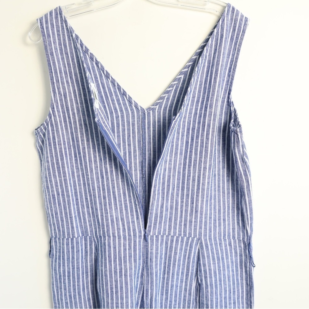 beachlunchlounge Blue and White Striped Jumpsuit - Picture 7 of 11